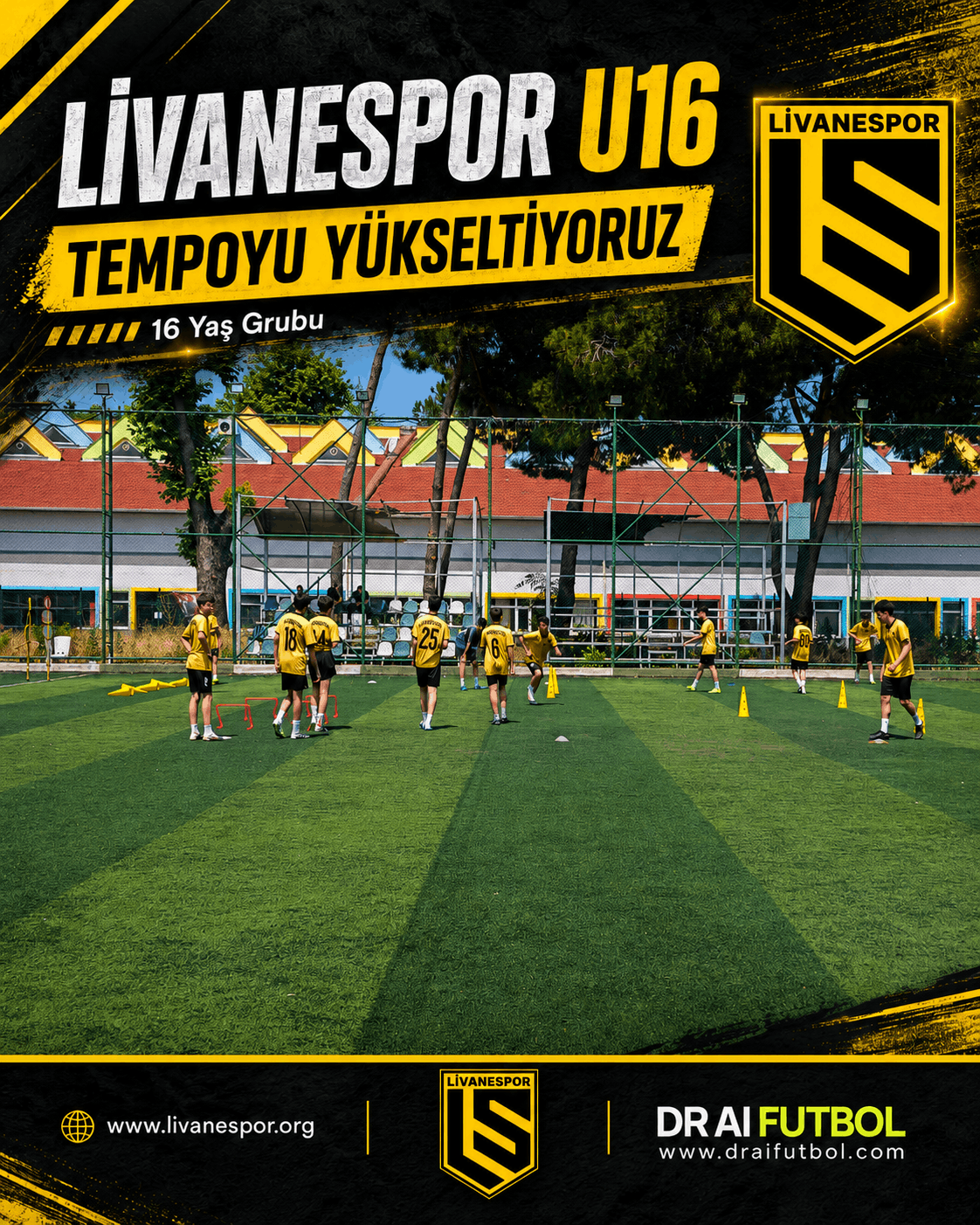 Livanespor U16 Takımı Antrenmanlarına Devam Ediyor
